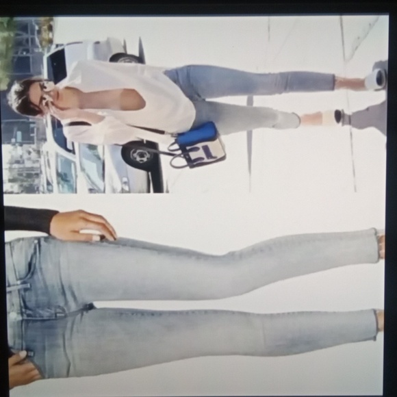 MOTHER Looker Ankle Frayvin Sparks Fly Wash As Seen On Kendal Jenner 26 - Picture 1 of 14